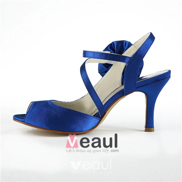 3 inch blue heels hotsell