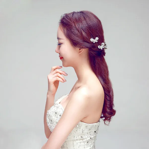 Luxury Exquisite Butterfly Rhinestone The Bridal Headpieces / Head Flower / Wedding Hair Accessories / Wedding Jewelry