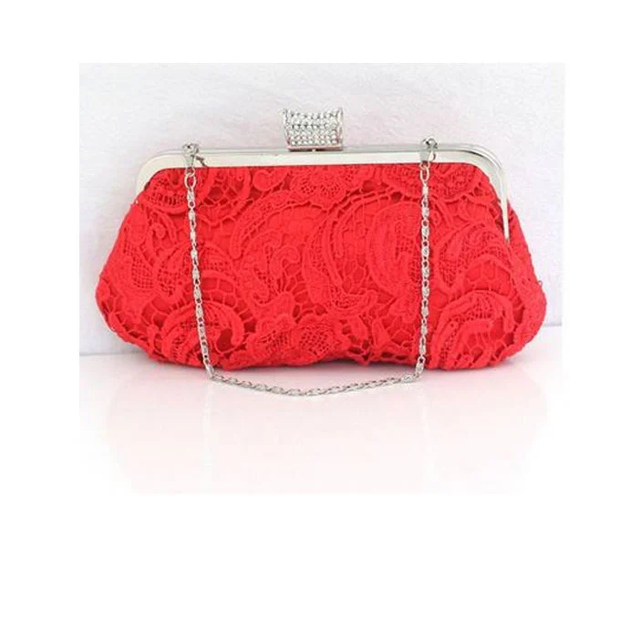 Buy Heart Home Handcrafted 2 Pieces Embroidered Clutch Bag Purse Handbag  for Bridal, Casual, Party, Wedding (Maroon & Peach) - CTHH16249 Online at  Lowest Price Ever in India | Check Reviews &