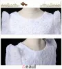 White Long-sleeved Dress Princess Flower Girl Dress