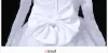 White Long-sleeved Dress Princess Flower Girl Dress