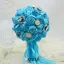 Wedding Gift Nylon Fabric Roses Bridal Bouquets Holding Flowers Wedding Flowers