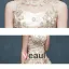 Robe De Cocktail Sexy Perce Dentelle Licol