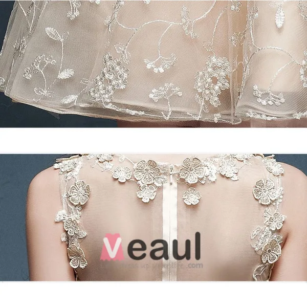 Robe De Cocktail Sexy Perce Dentelle Licol