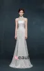 Witte Halter Zeemeermin Bruidsjurk