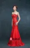 2015 Rot-nixe-spitze Bestickte Abendkleid Des Formalen Kleides