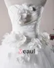 Elegant Volants Applique Perles Tulle-aimee Une Robe De Mariée En Ligne