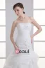 Fleur D'organza Ondule Train Tribunal Robe De Mariée Sirène Bustier