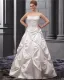 Plus Size Beading Court Bridal Ball Gown Wedding Dress