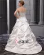 Plus Size Beading Court Bridal Ball Gown Wedding Dress