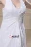 Beading Ruffles Halter Sweep Plus Size Bridal Gown Wedding Dress