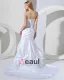 Flower Emboidered Sweetheart Court Mermaid Bridal Gown Wedding Dress