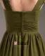 Elegant Strap Knee-Length Georgette Bridesmaids Dresses