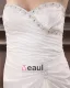 Satin Organza Embroidery Beading Sweetheart Court Plus Size Bridal Gown Wedding Dress