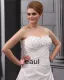 Satin Sweetheart Tribunal De Ruche Plus La Robe De Mariage De Taille