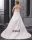 Satin Sweetheart Tribunal De Ruche Plus La Robe De Mariage De Taille
