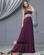 Sash Kjaereste Chiffon Gulv Lengde Brudepikekjoler