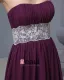 Sash Kjaereste Chiffon Gulv Lengde Brudepikekjoler
