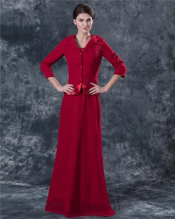 Juvel Gulv Lengde Sateng Modre Av Bruden Spesielle Gjester Kjole