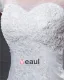 Elegant Organza Applique Beaded Jewel Floor Length Court Train Mermaid Wedding Dress