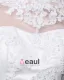 Satin Tulle Beaded Applique Ruffle High Neck Chapel Mermaid Bridal Gown Wedding Dresses