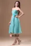 En Mousseline A Volants Fleur Bustier Longueur Robe De Demoiselle D'honneur Plissee De The