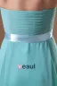 En Mousseline A Volants Fleur Bustier Longueur Robe De Demoiselle D'honneur Plissee De The