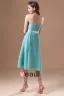 En Mousseline A Volants Fleur Bustier Longueur Robe De Demoiselle D'honneur Plissee De The