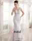 Lace V Neck Court Mermaid Bridal Gown Wedding Dress