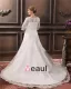 Applique De Lacet De Perles V Cou Plus La Taille Robe De Mariage Nuptiale Robe