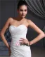 Taffeta Pleated Applique Sweetheart Cathedral Train Mermaid Wedding Dress