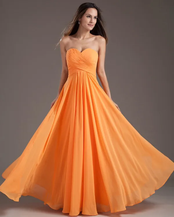 Robe discount soiree orange