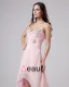 High Low Ruffle Beading V-Neck Chiffon Cocktail Dresses