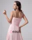 High Low Ruffle Beading V-Neck Chiffon Cocktail Dresses
