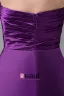 Modeste Longueur De La Cuisse Bretelles Perles Imitation Plisse Robe De Demoiselle D'honneur De La Soie