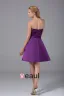 Modeste Longueur De La Cuisse Bretelles Perles Imitation Plisse Robe De Demoiselle D'honneur De La Soie