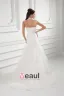Organza Ruffle Halter Court Train Tiered Mermaid Wedding Dress