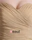 Beading Ruffles Kjaereste Gulv Lengde Chiffon Selskapskjole