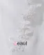 Taffeta Beading Applique V Neck Court Plus Size Bridal Gown Wedding Dress