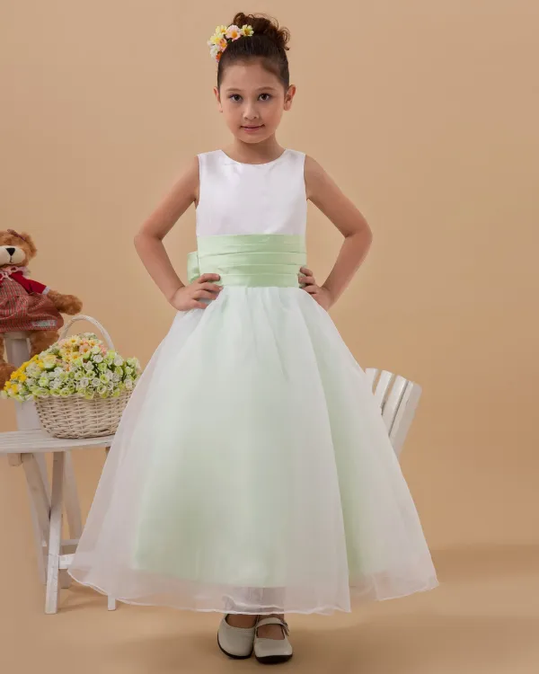 Taffeta Flower Girl Sash