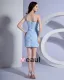Sheath One Shoulder ShortMini Chiffon Cocktail Party Dress