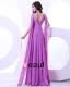 Chiffon Beading Firkantet Hals Gulv Lengde Ball Kjoler