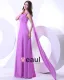 Chiffon Beading Firkantet Hals Gulv Lengde Ball Kjoler