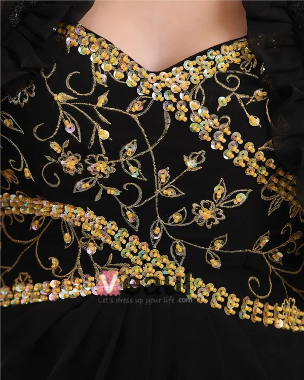 Schatz Langarm Reißverschluss Stickerei Friesen Bodenlangen Chiffon Spitze Mutter Der Braut Kleid