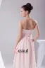 Chiffon Strapless Waistband Ruffle Ankle Length Bridesmaid Dress