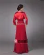 Gorgeous V-Neck Floor Length Charmeuse Lace Mother of the Bride Dress