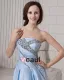 Ruffle Beading Strapless Zipper Elastic Satin Women Cocktail Dress