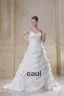Elegant Chiffon Sweetheart Beading Applique Empire Sweep Plus Size Wedding Dresses