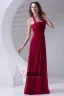 Fashion Halter Floor Length Ruffle Chiffon Bridesmaid Dress