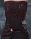 Strapless Knee Length Chiffon Beading Mothers of Bride Special Guests Dress